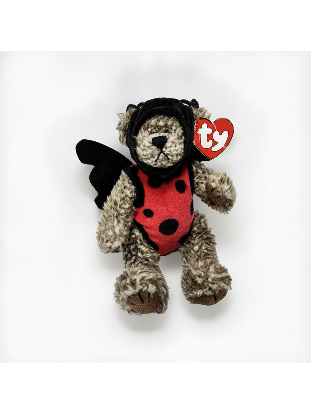 TY Beanie Baby Bugsy  Always A Lady Ladybug Bear 1993 Attic Treasures GUC